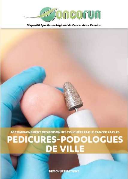 Brochure pédicures-podologues